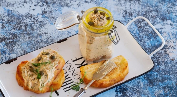 Быстрый рыбный паштет, пошаговый рецепт с фото Быстрый рыбный паштет, пошаговый рецепт с фото