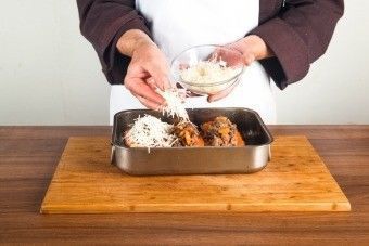 Фаршированный мясом сладкий картофель Фаршированный мясом сладкий картофель