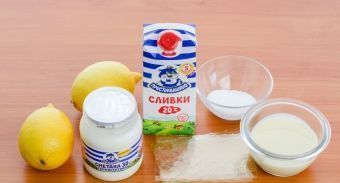 Сливочный лимонный мусс Сливочный лимонный мусс