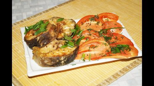 Стейки из осетрины. Фото. Стейки из осетрины. Пошаговый рецепт.