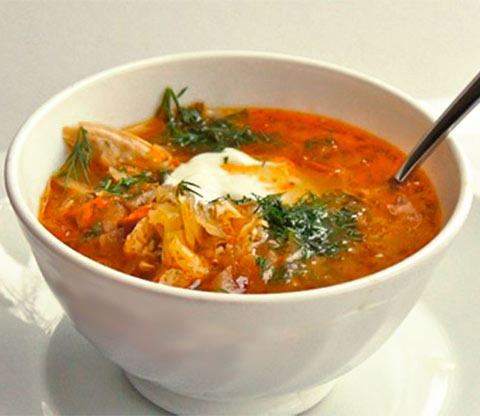 Вкусные щи из свежей капусты со свининой. Рецепт с фото. Как приготовить вкусные щи со свининой и свежей капустой. Кулинарный рецепт.