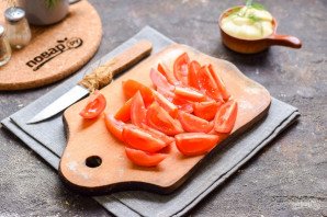 Салат "Кайфовый" с крабовыми палочками Салат "Кайфовый" с крабовыми палочками