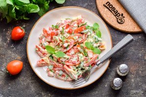 Салат "Кайфовый" с крабовыми палочками Салат "Кайфовый" с крабовыми палочками