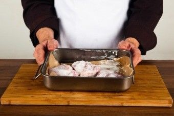 Салат из баклажанов с курицей и гранатами Салат из баклажанов с курицей и гранатами