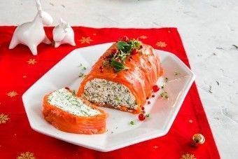 Творожный террин с лососем Творожный террин с лососем