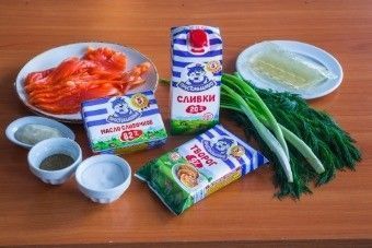 Творожный террин с лососем Творожный террин с лососем