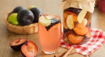 Яблочно-сливовый компот