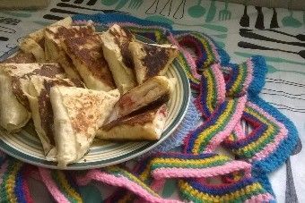 Треугольнички с творожной начинкой на завтрак Треугольнички с творожной начинкой на завтрак