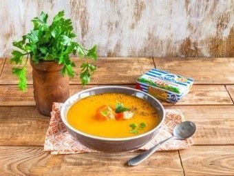 Тыквенный молочный суп с неркой Тыквенный молочный суп с неркой